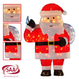 Christabelle 81cm Christmas Santa Display with Lights 112_MHA506