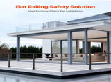 Cable Railing Post, 106.7x5x5cm Level Deck Stair Posts, 1-Pack Stainless Steel Cable Handrail Post, V952-1JZLGZXHS106AWJO6001V0