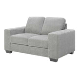 Morgan 2 Seater Fabric Sofa Light Grey V195-MORGAN-2S