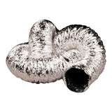 FantechTrade Fan Ducting Non-Insulated 150mmx6m 8 Lengths Fibre Woven Metallic Flexible Duct V1202-V1-FANDUCT150-6M