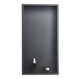VEVOR Shower Niche, 33.0 x 63.5 x 10.2 cm Recessed Wall Niche, Heavy-duty Stainless Steel Modern V952-BXGLYBKHS1C1QL8XL001V0