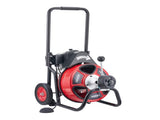 Drain Cleaner 22m x 13mm, Auto Feed Sewer Snake Auger on Wheels, Portable Drain Cleaning V952-ZDJJKLSGDSTJZ6H35002V3