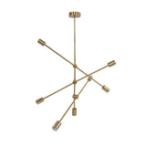 Pendant Light 6 Lights Geometric Style Unique Design Stable Firm Highly Durable Hanging Light V1294-YM0714-3119210295811
