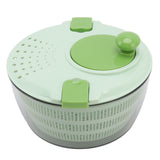 4L Vegetable Dryer PP Salad Spinner Multifunction Salad Drainer Bowl for Home Kitchen Green V1294-YM0717-3118220212211