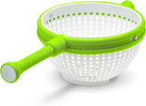 Spina 2-In-1 Easy-To-Use, Collapsible Salad Spinner & Straining Colander for Salad, Fruit, V1258-DP02-C-662