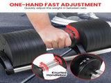 Powertrain Eon Dial Up 90KG Adjustable Dumbbells Pair with Stand - Black DMB-B14-045-2-STD