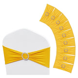 Stretch Spandex Sashes, Slipcover and Stretch Sash with Round Buckle, Elastic V952-YTZSDJS100PCAUCQ3V0