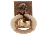 WHAMVOX Wooden Brass Doorbell Shopkeeper Bell for Door Opening Entrance Wood Doorbell Wind Chime V1189-WXFWAL-20260326-02295