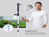Electric Aquarium Gravel Cleaner, Adjustable Powerful Suction Fish Tank Vacuum for Sand Gravel V1369-AZ3-W-08513