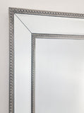 Silver Beaded Framed Mirror - X Large 190cm x 100cm V292-MIRR-BDD001