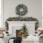 61cm Blue Collection Tabletop Pre-Lit Christmas Tree 112_SENBC102