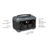 600W Portable Power Station JumpsPower Battery Charger 555Wh LED Light V274-VE-JP-PPS-AC600