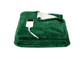 Giselle Electric Throw Rug Heated Blanket Double Sided Green EB-C-THROW-RUG-DS-GN