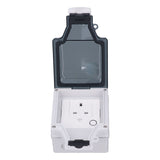 Wifi Smart Socket IP66 Waterproof Support Voice Control Timing 86 Type Outdoor Smart Outlet UK V1294-YM0703-3114230045211