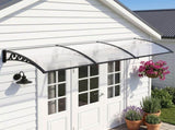 Instahut Window Door Awning 0.8mx3m Transparent AWN-08X3-CLR