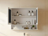 Levede Bathroom Mirror Cabinet Storage Cupboard Shelf BATH1010-WH-AU