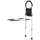 Bed Rail for Elderly, Bedside Assist Rails with Supporting Leg and PU Handrail, Adjustable Height V952-TBZCCBSTBZCBPSMCX001V0