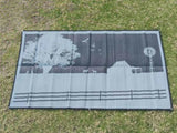 Country Grey 4m x 2.4m recycled mat V941-COUNTRYG4