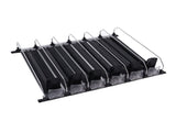 Self Pushing Drink Holder 6 Rows Adjustable Width Spring Loaded Easy Slide Large Capacity 15in V1294-YM0901-3118230216511