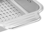 Expandable Dish Drying Rack Stainless Steel Over Sink Dish Drainer Rack Basket Shelf for Kitchen V1294-YM0901-3118240189011