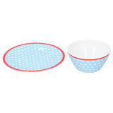 Bowl Dish Set Imitation Porcelain Fruit Salad Dessert Plate Dinnerware Tableware V1294-YM0718-3118200280911