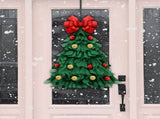 Handmade Christmas Tree Garland Christmas Tree Wreath Christmas, Xmas Tree Flower Front Decoration V1370-AZ4-11910