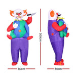 Inflatable Clown Costume Adult Suit Blow Up Party Fancy Dress Halloween Cosplay HALO-INF-CLOWN