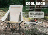 Portable Folding Recliner Moon Chair with Pillow Fishing Chair Moon Chair Recliner V1370-AZ4-10312