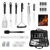Complete Multi-Functional BBQ Tool Set, 31-Piece Deluxe BBQ Tool Set, Food-Grade Stainless Steel BBQ V1265-AU006-HEI