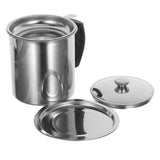 Stainless Steel Cooking Oil Filter Pot with Stable Thickened Design V1366-AZ2-W-21912