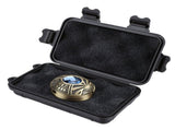 Metal Fidget Slider Zinc Alloy Ancient Egypt Oval Everyday Carry Fingertip Fidget Toy with Blue V1294-YM0901-3117250168211
