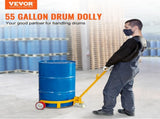 250L Drum Dolly, 544 kg Load Capacity, Barrel Dolly Cart Drum Caddy Round Dolly Steel Low Profile, V952-DWYTT55120031ZGQLV0