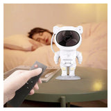Robot LED Starry Sky Projector Lamp Night Light Decoration Lamp with Remote Control Bedroom V1192-AZ-W-14717