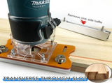 Multi-Function Router Slotting Jig with Adjustable Base for Woodworking Trimming, Grooving, and V1341-ZY-GMCX9SUV-D