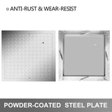 Recessed Manhole Cover 11.8"x11.8" Clear Opening, Galvanized Steel Drain Cover Overall Size V952-GB30X300000000001V0