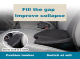 Khaki Mini Car Cushion - Memory Foam Height-Boost Cushion with Removable Mesh Cover - Driver V888-ELOSUNG13729