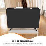 Masteelf Heavy Duty Adjustable TV Screen Shelf Organizer for Router, Streaming Devices, Cable Boxes, V1369-AZ3-W-17156