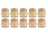 10PCS Directional Slot Nozzle Brass Cooling Misting Rustproof Heat Resistant Water Hose Nozzle for V1294-YM0706-3111230168112