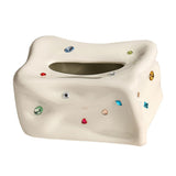 Ceramic Tissue Box Case Holder Decorative Elegant Facial Tissue Napkin Dispenser Box for Dinner Room V1294-YM0706-3117230147011