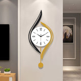 Gold Black Wall Clock Modern Wall Clock Decorative Wall Clock Silent Wall Clock V1347-115-GOL-93863