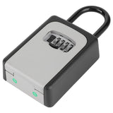 Key Lock Box Wall Mounted Aluminum Alloy Household Key Safe Box Password Lock Box V1294-YM0901-3117200122211