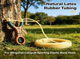 1 Roll Natural Latex Rubber Tubing, 1/4" OD Surgical Tubing Slingshot Bands V1192-AZ-W-18090