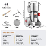 VEVOR 750g Commercial Spice Grinder Electric Grain Mill Grinder High Speed V952-DDDPSGWYMJ75VR7JBV3