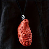 Aztec Death Whistle 7cm Red Emergency Safety and Halloween Ehecachichtli V563-XF1930160