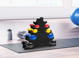 Dumbbell Storage Rack Compact Dumbbell Rack Black for Home Gym Use 1Pcs V1370-AZ4-14901