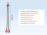 Chain, 10 mm x 180 cm Lifting Chains with Hooks, G80 Engine Chain Hoist Lifts, 5 Ton Lifting V952-DGDLMGFH1JZ67A30TV0