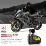 Motorcycle Alarm Disc Lock Brake Handlebar Throttle Grip Lock Bike Security V201-HBZ1110BL8AU