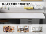 Table Top, 1397 x 711 x 25 mm, 100 kg Load Capacity, Universal One-Piece Particle Board Desktop for V952-GZTZMBHB5528PV06SV0