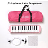 32-key melodica, 37-key melodica, student melodica, beginner melodica, musical instrument, music V1102-783-35838-PNK-37
