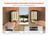 Mechanical Keyless Entry Door Lock, 14 Key Mechanical Door Lock, Mechanical Keypad Door Lock with V952-JXMMSQRSSZMM8DYARV0
